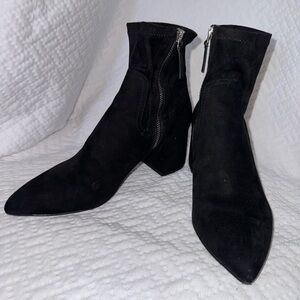 Also suede booties
